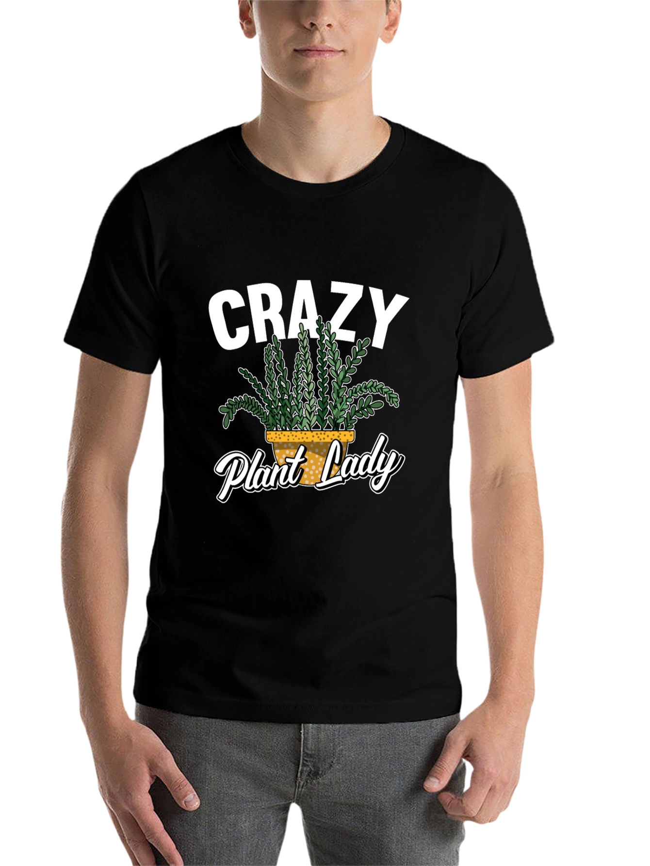 Crazy Plant Lady Graphic T-Shirt