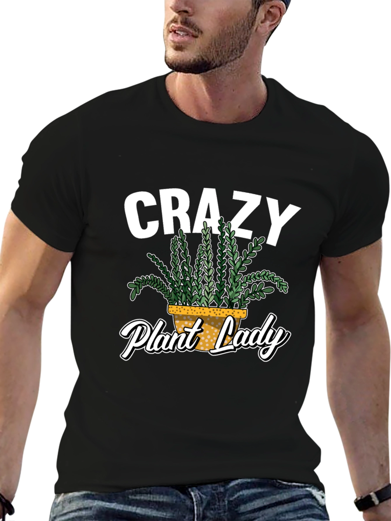 Crazy Plant Lady Graphic T-Shirt