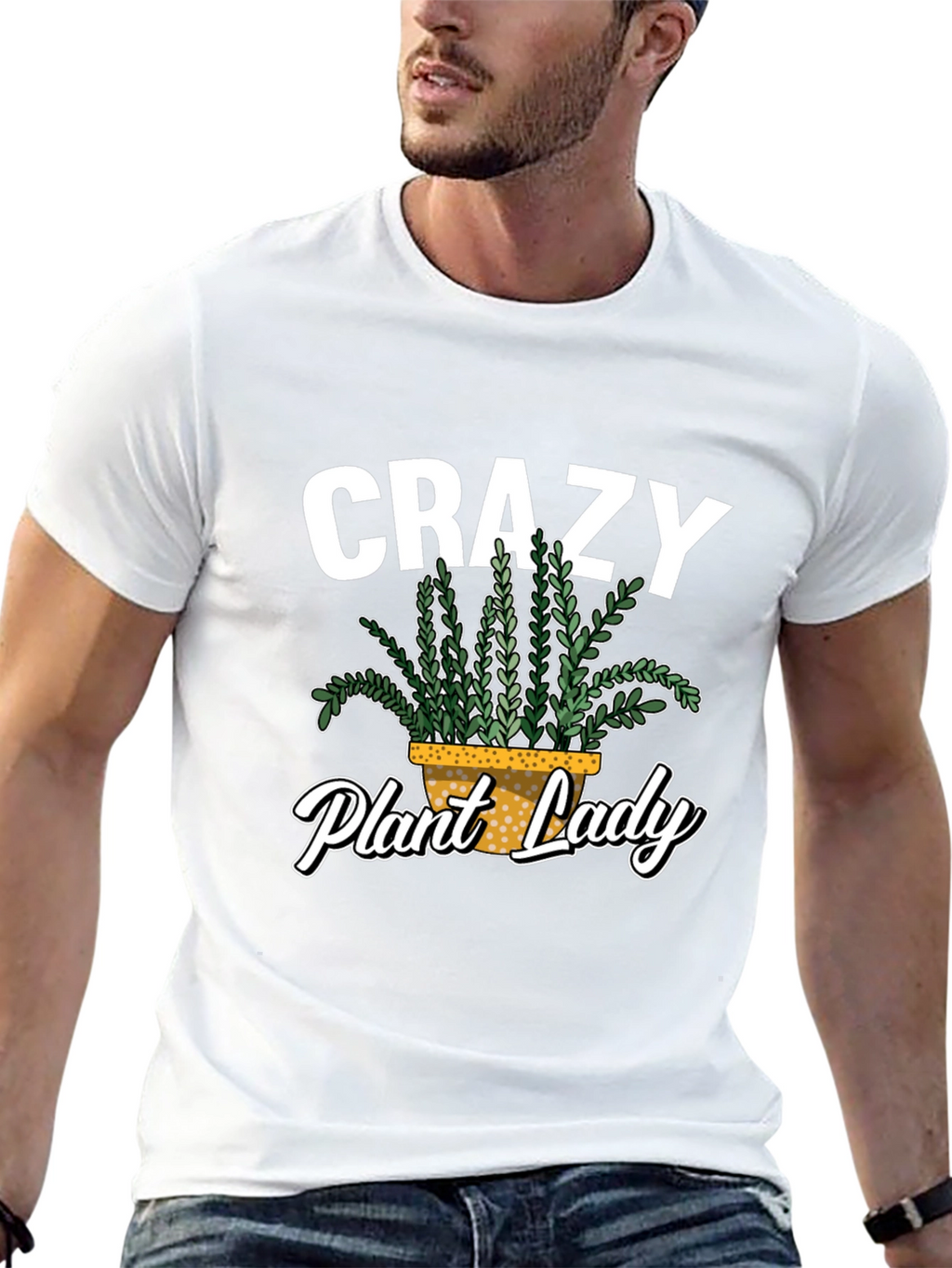 Crazy Plant Lady Graphic T-Shirt