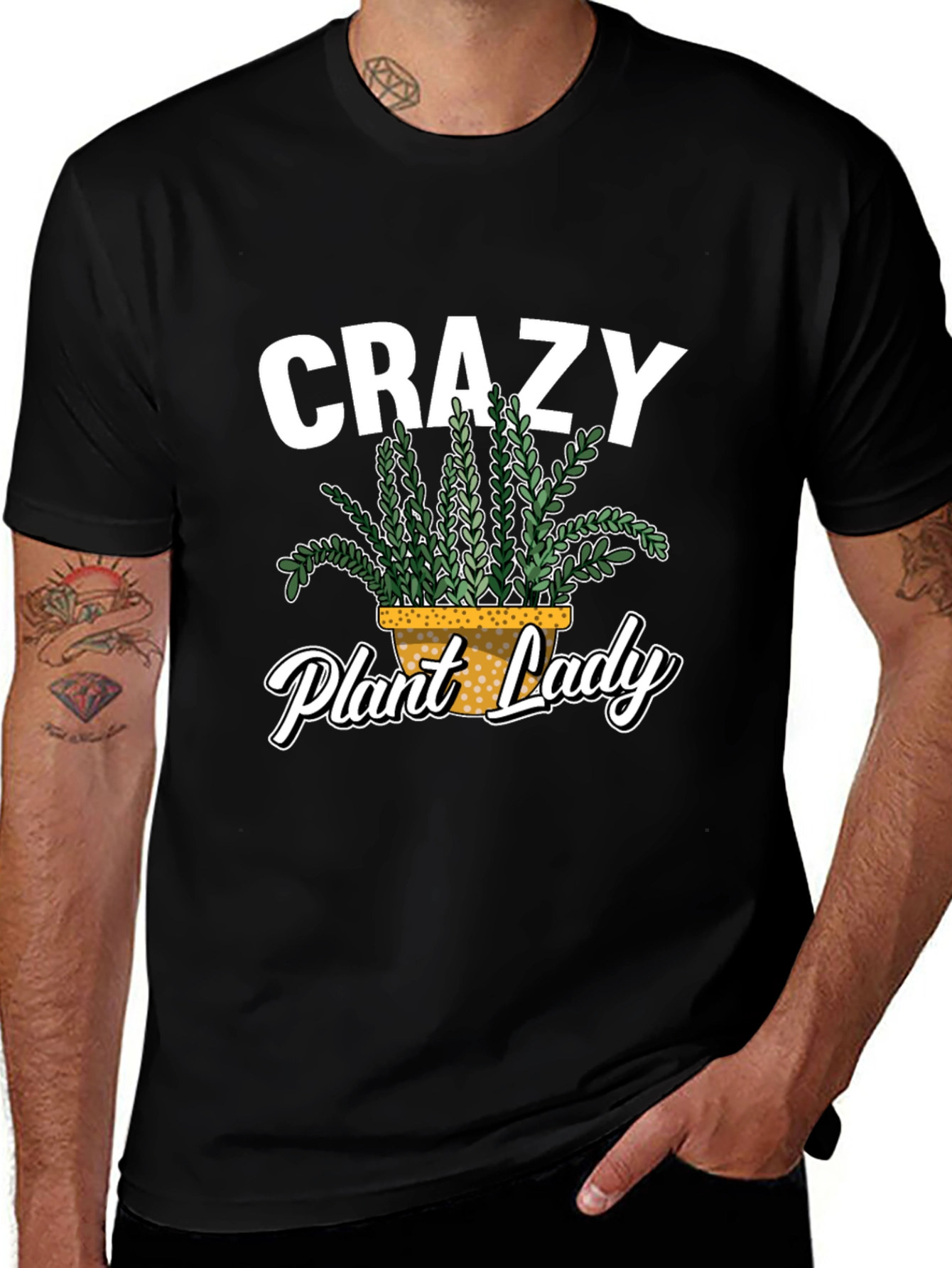 Crazy Plant Lady Graphic T-Shirt