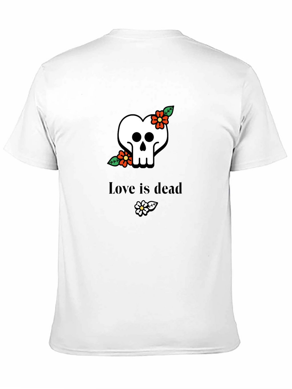 Love Is Dead Skull T-Shirt - Stylish Graphic Tee