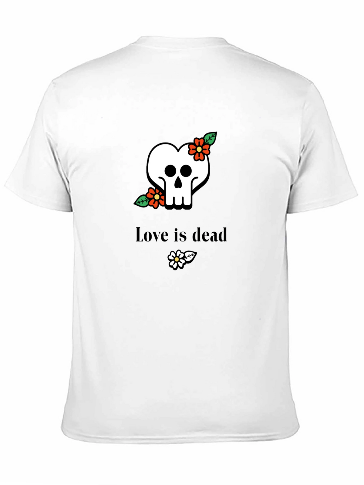 Love Is Dead Skull T-Shirt - Stylish Graphic Tee