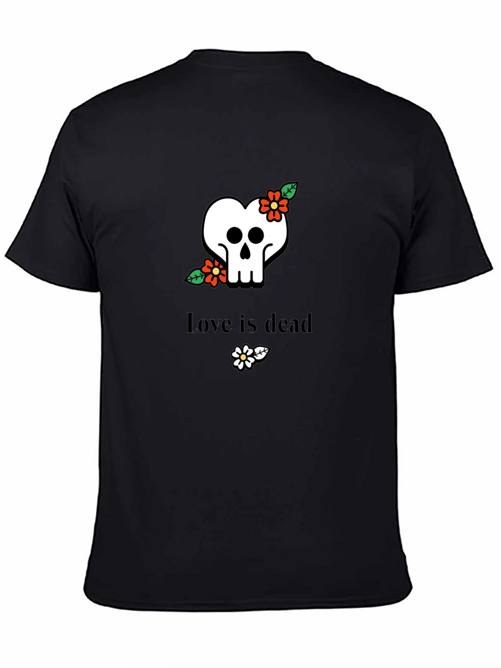 Love Is Dead Skull T-Shirt - Stylish Graphic Tee