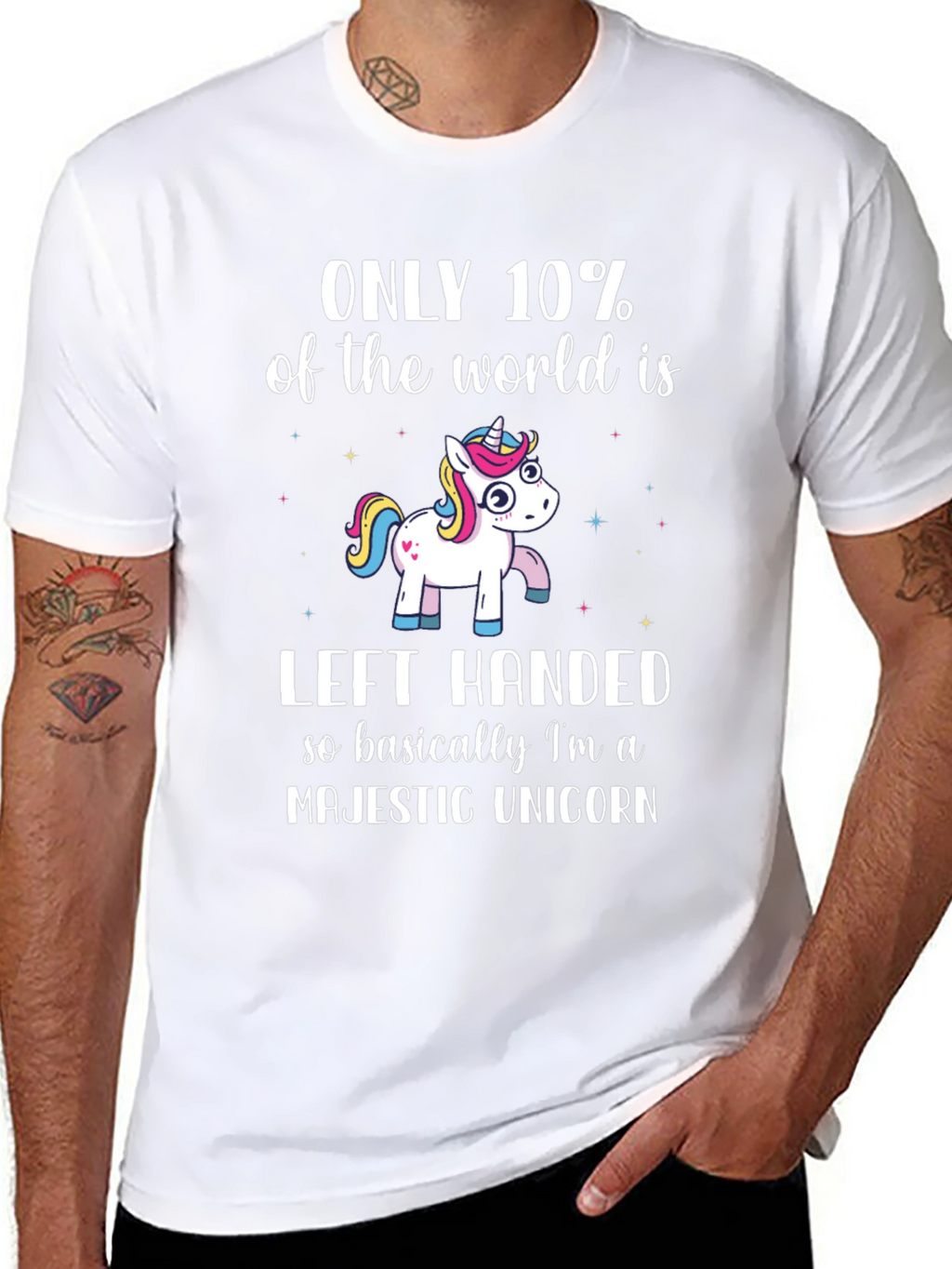 Left-Handed Majestic Unicorn T-Shirt