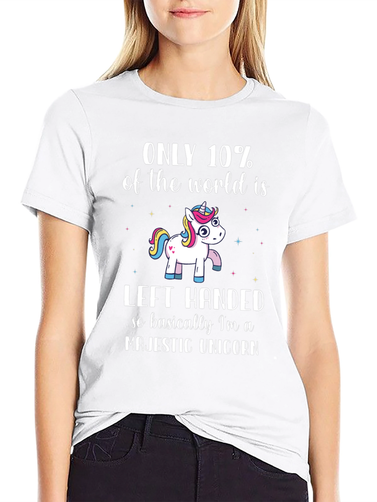 Left-Handed Majestic Unicorn T-Shirt
