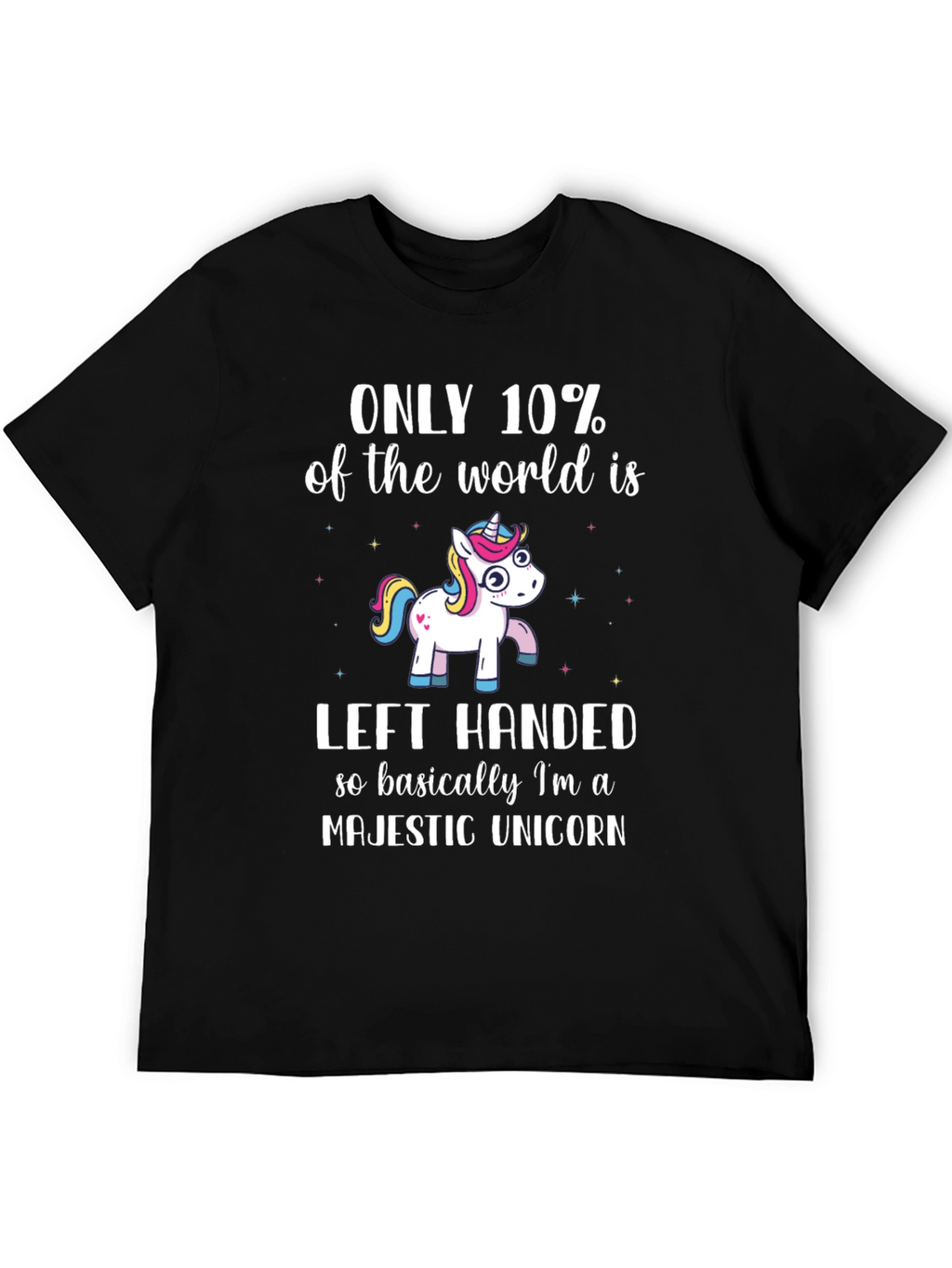 Left-Handed Majestic Unicorn T-Shirt