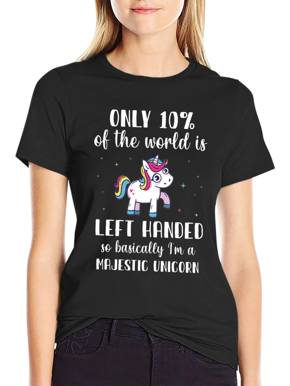 Left-Handed Majestic Unicorn T-Shirt