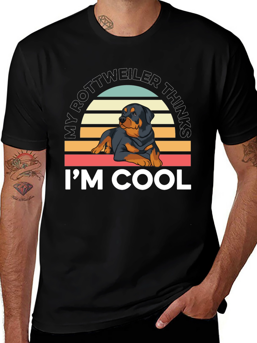 Rottweiler Thinks Im Cool T-Shirt