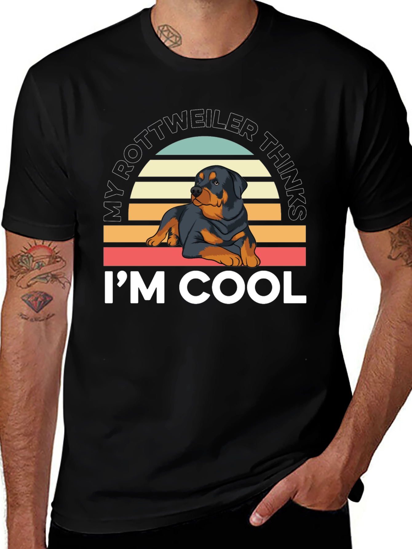Rottweiler Thinks Im Cool T-Shirt