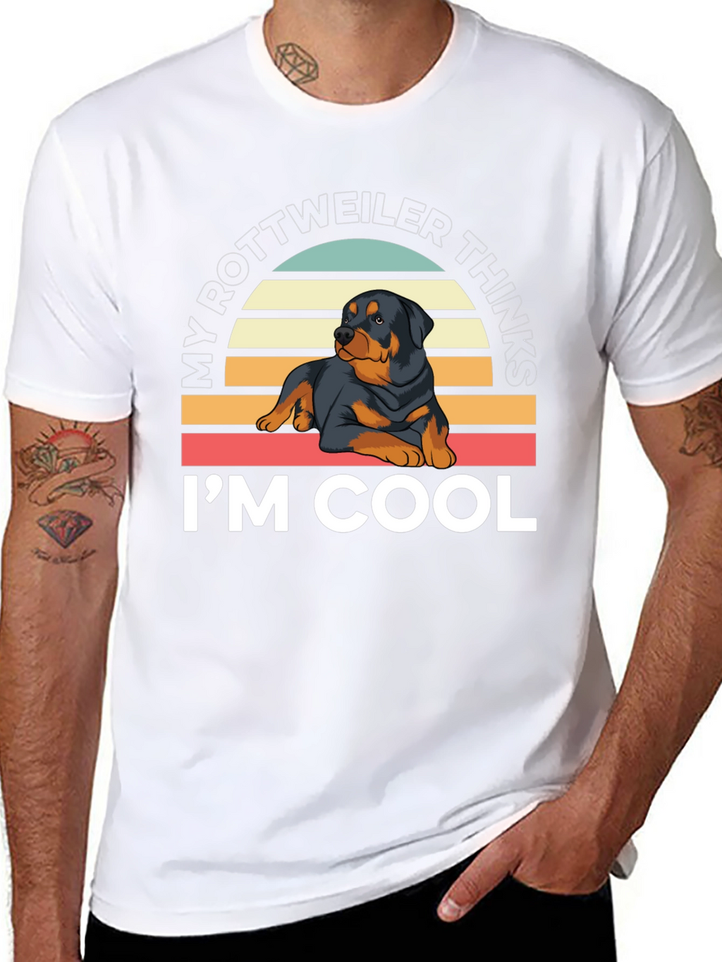 Rottweiler Thinks Im Cool T-Shirt