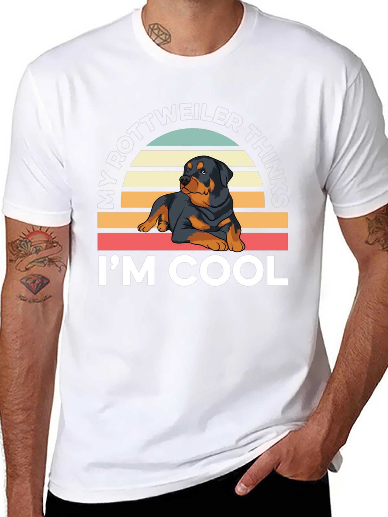 Rottweiler Thinks Im Cool T-Shirt