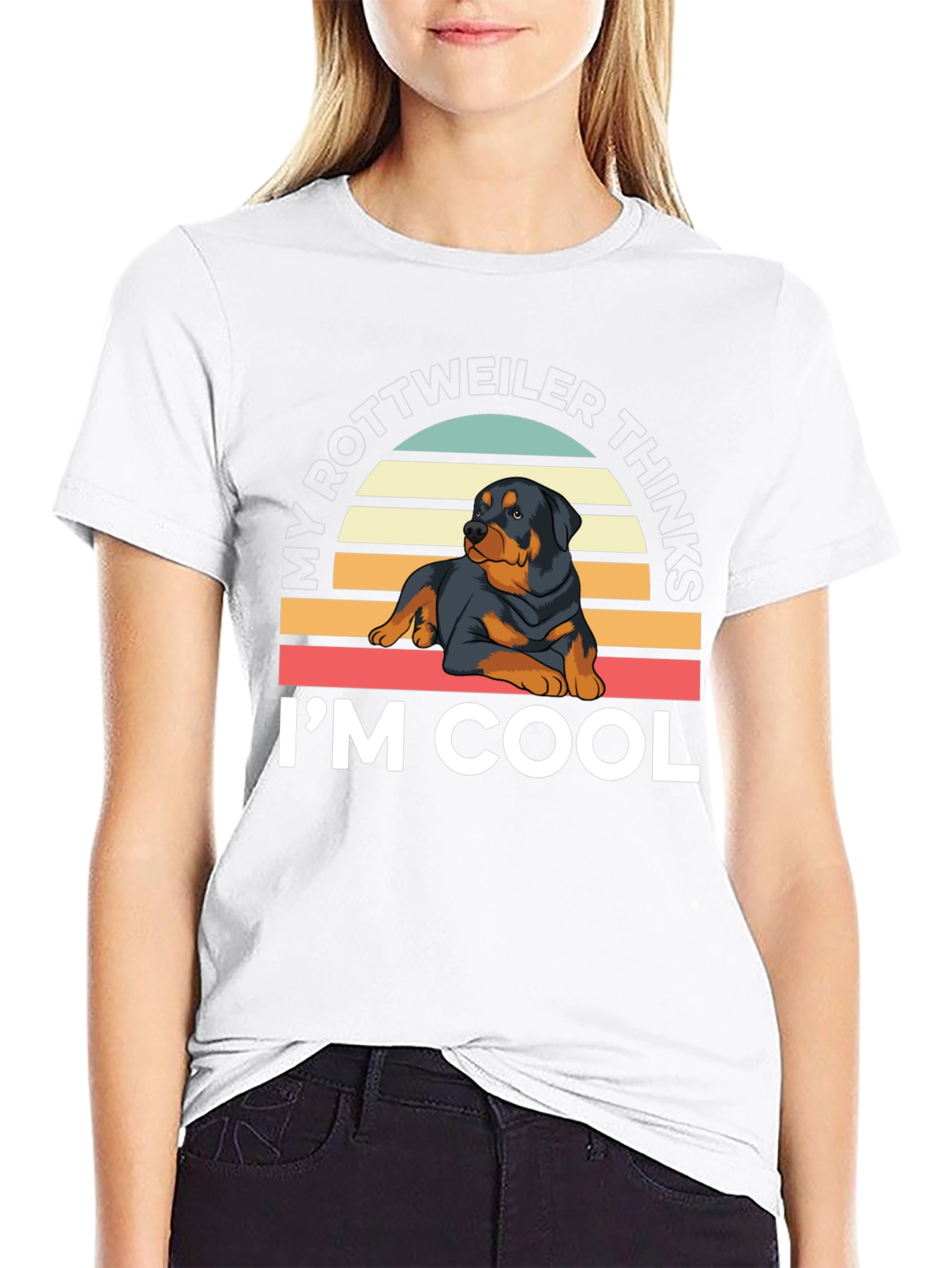 Rottweiler Thinks Im Cool T-Shirt