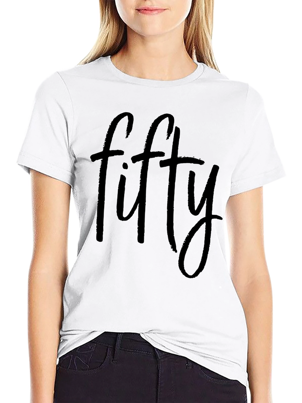 Fifty Graphic Tee - Soft Cotton Blend