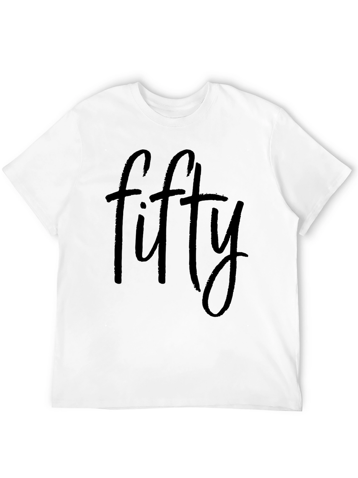 Fifty Graphic Tee - Soft Cotton Blend