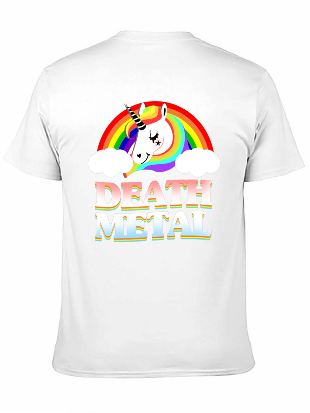 Unicorn Death Metal Rainbow T-Shirt