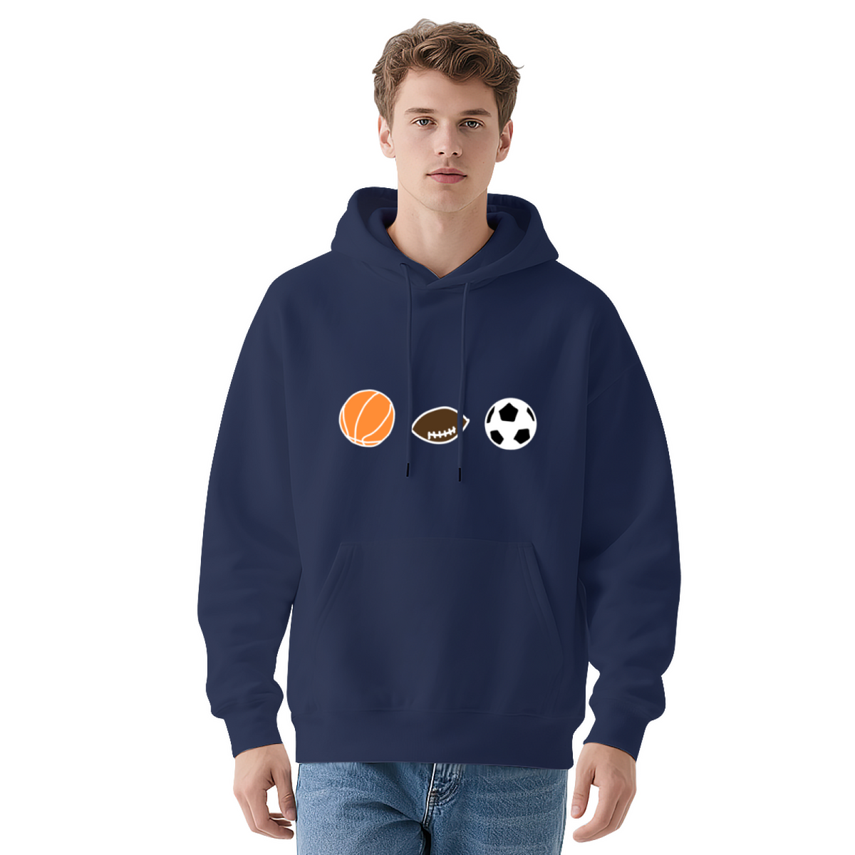 Sports Fan Graphic Hoodie