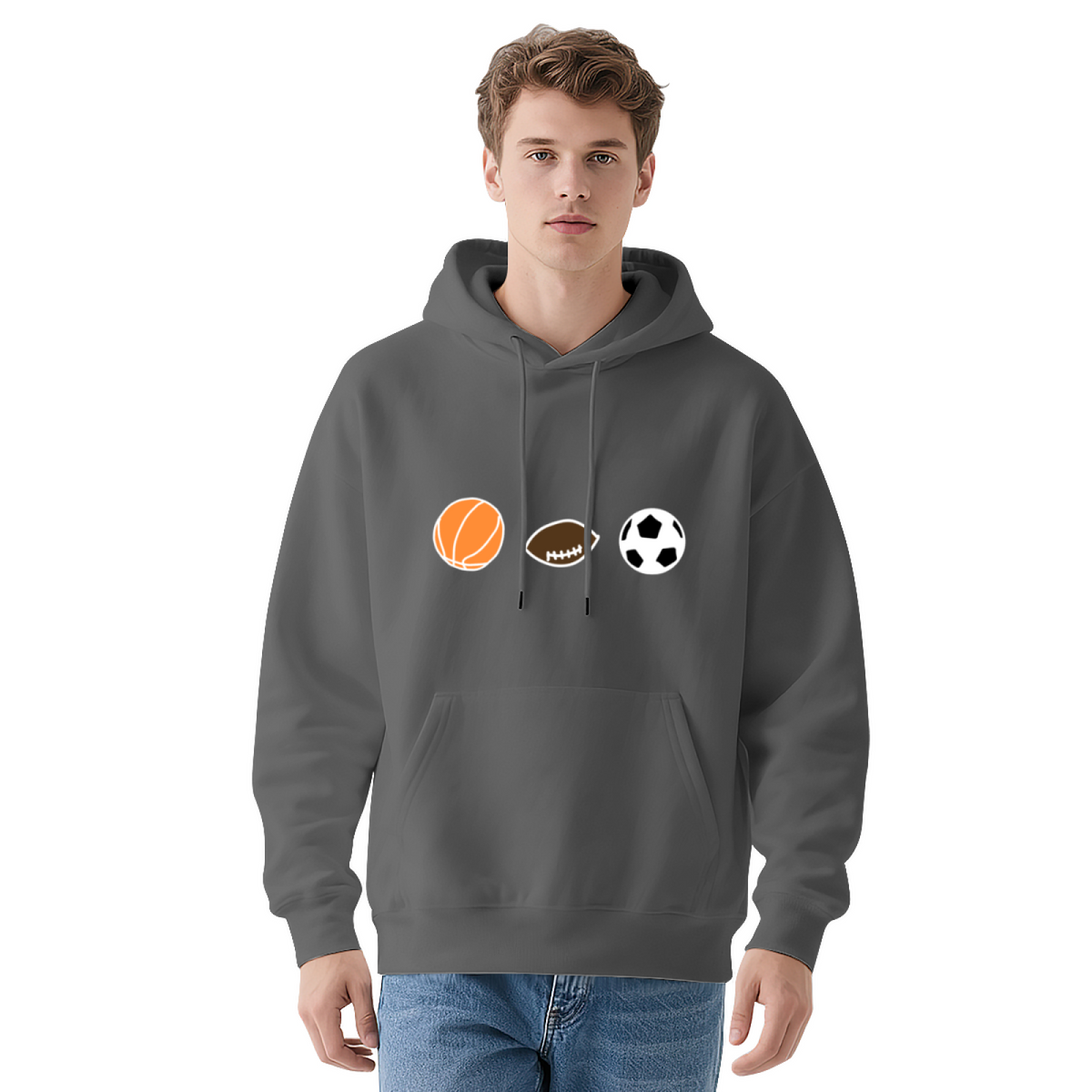 Sports Fan Graphic Hoodie
