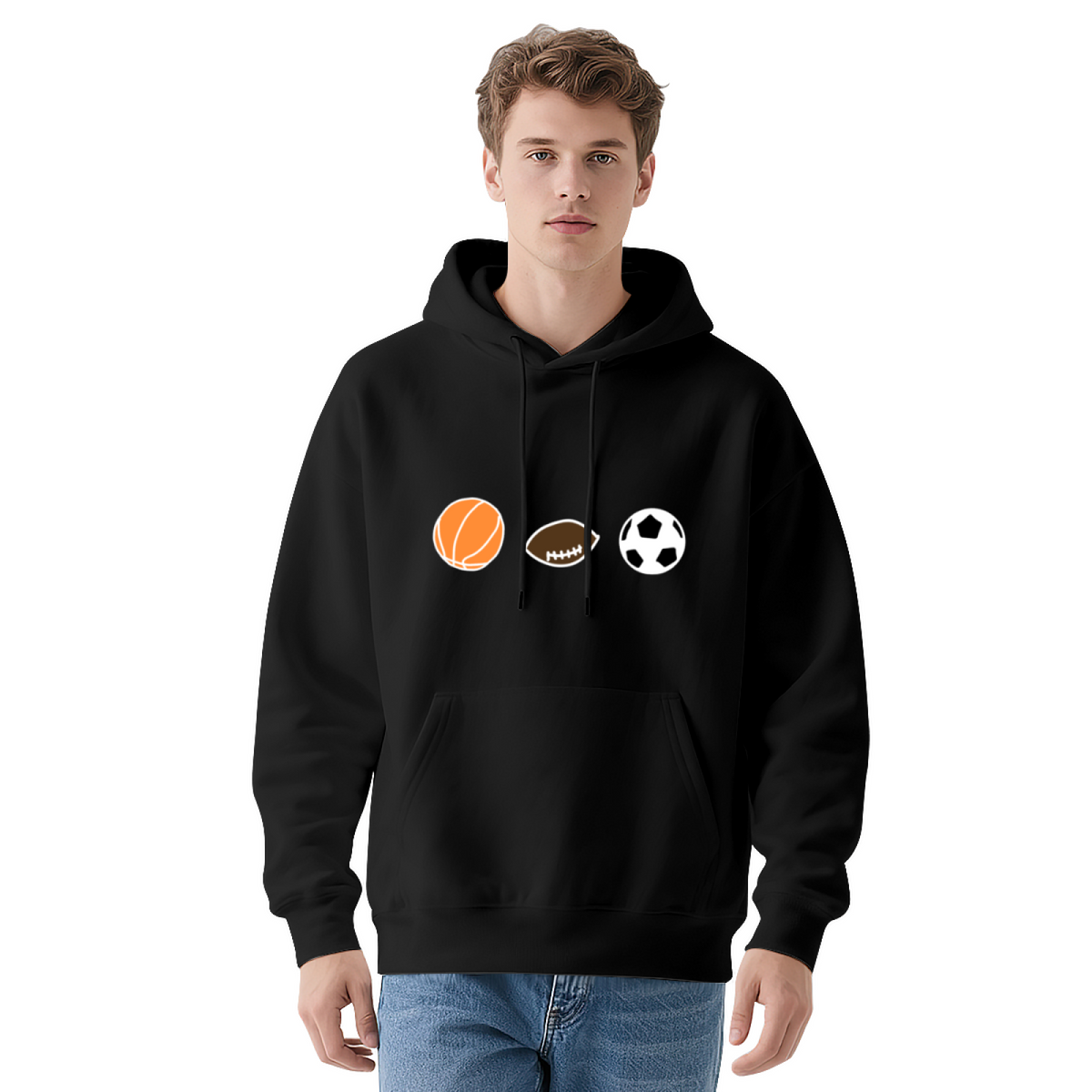 Sports Fan Graphic Hoodie