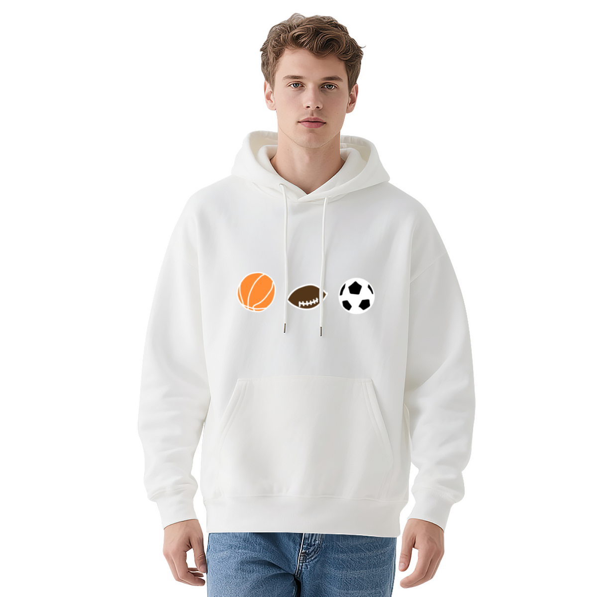 Sports Fan Graphic Hoodie