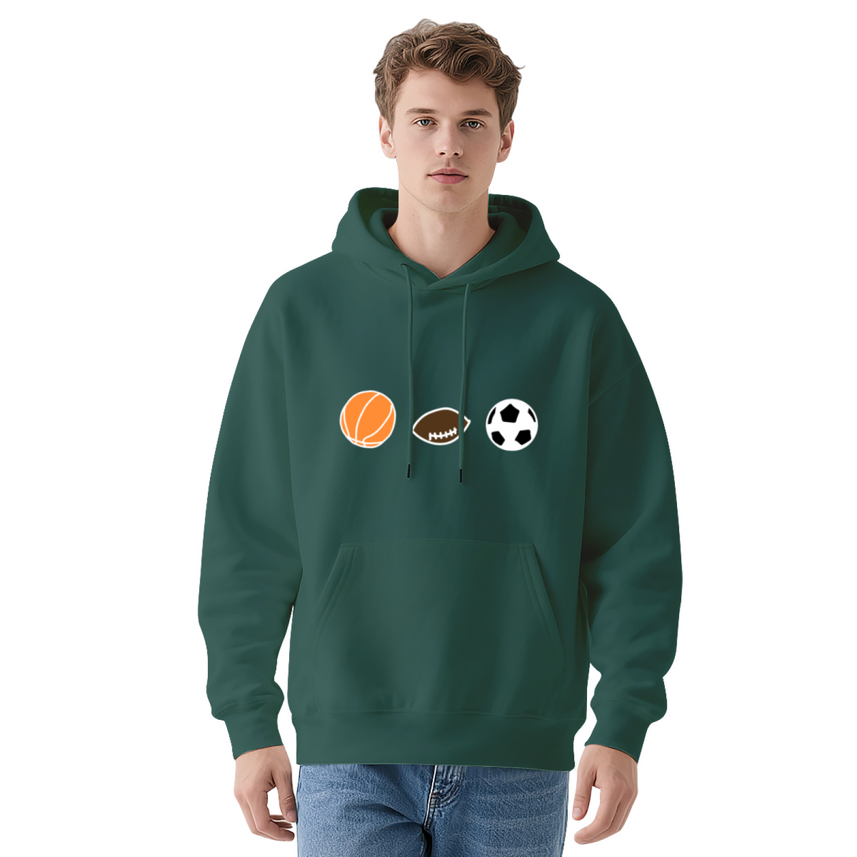Sports Fan Graphic Hoodie