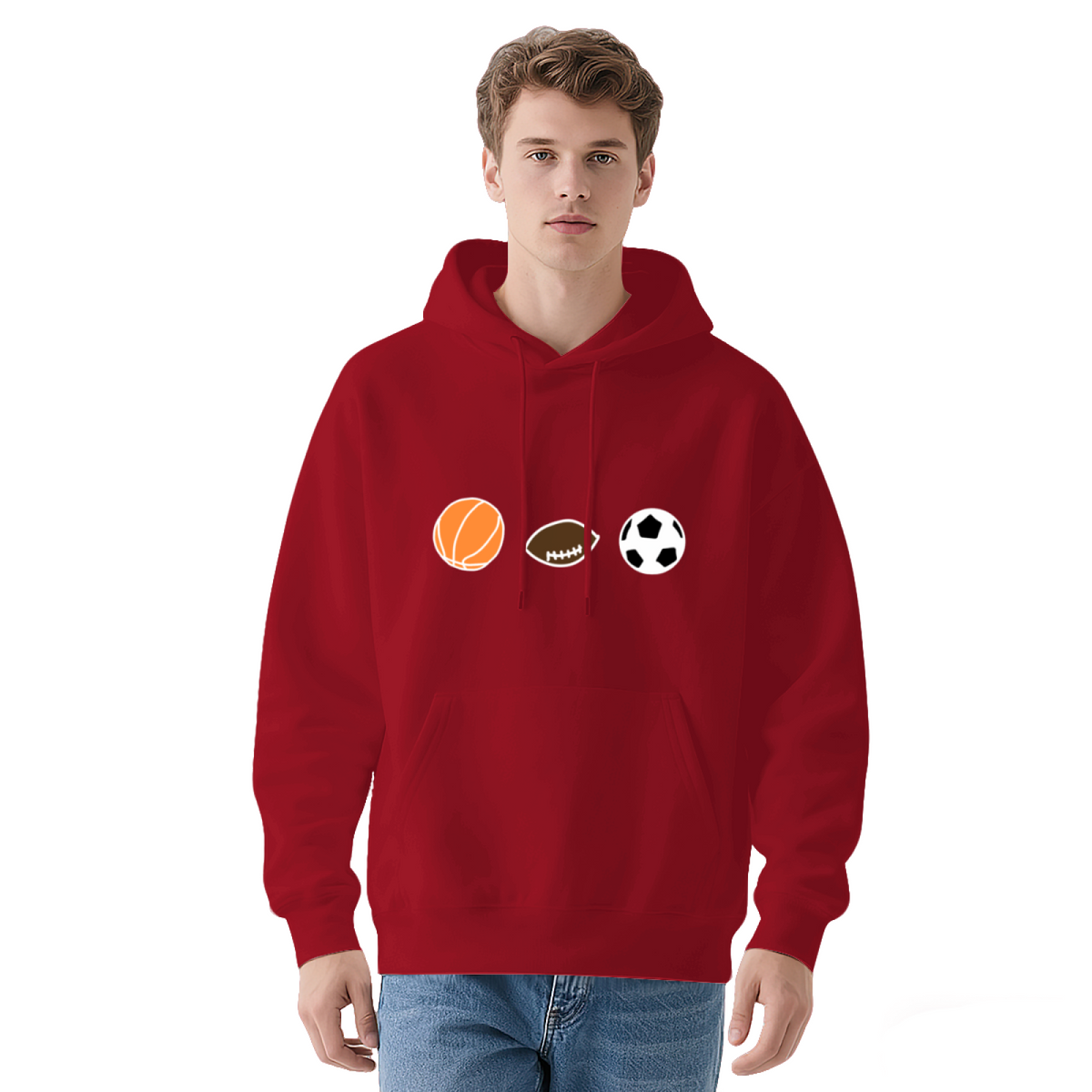 Sports Fan Graphic Hoodie