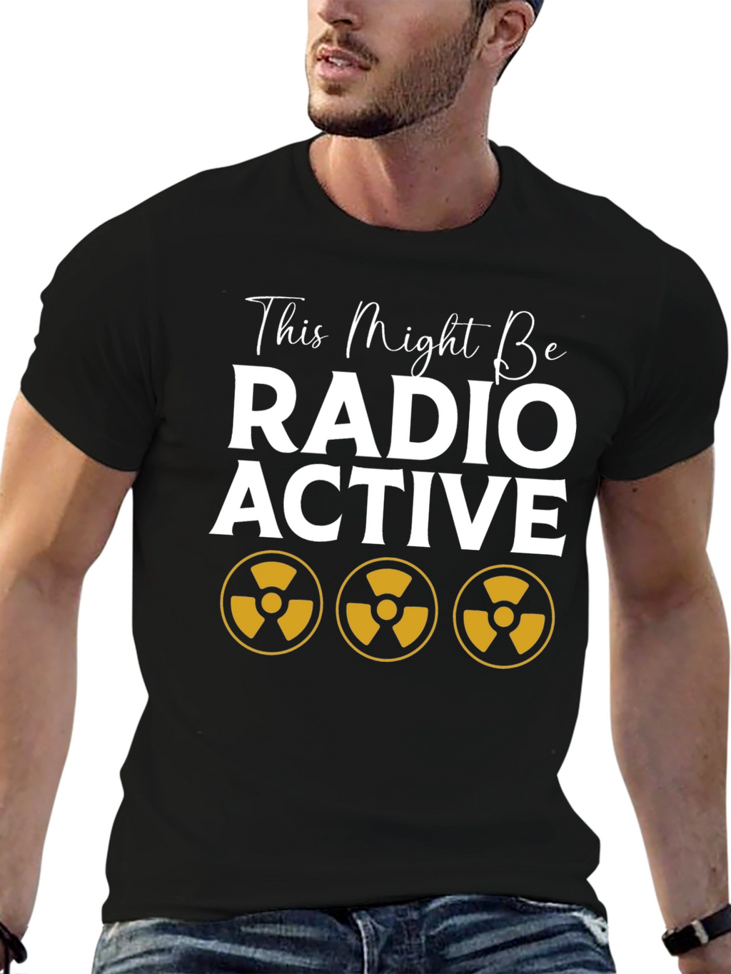 Radioactive Graphic Tee - Caution Style!