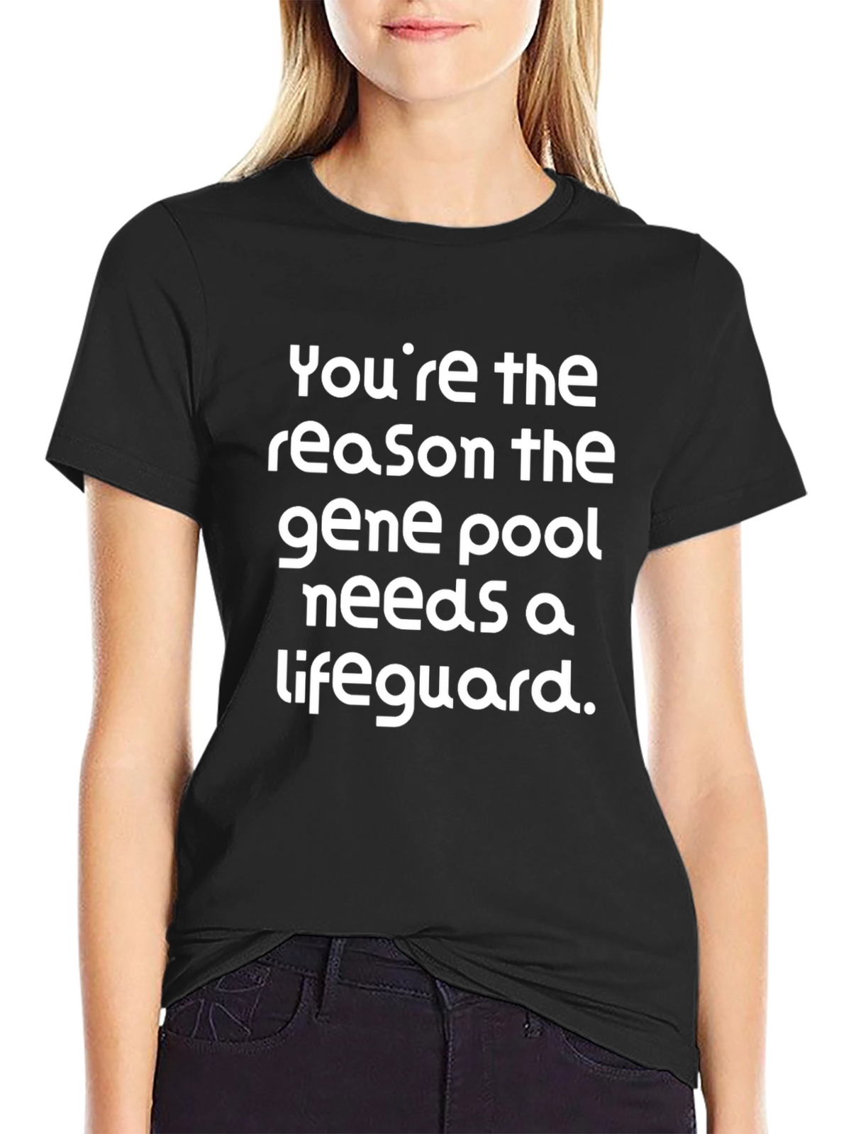 Funny Gene Pool Lifeguard Graphic Tee