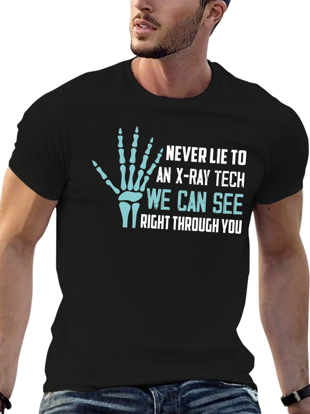 X-Ray Tech See Through You T-Shirt