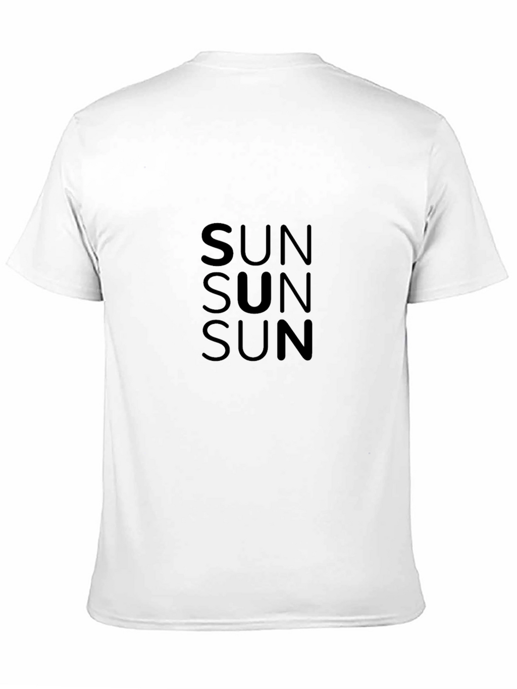 Black SUN Graphic Tee - Stylish Casual Wear