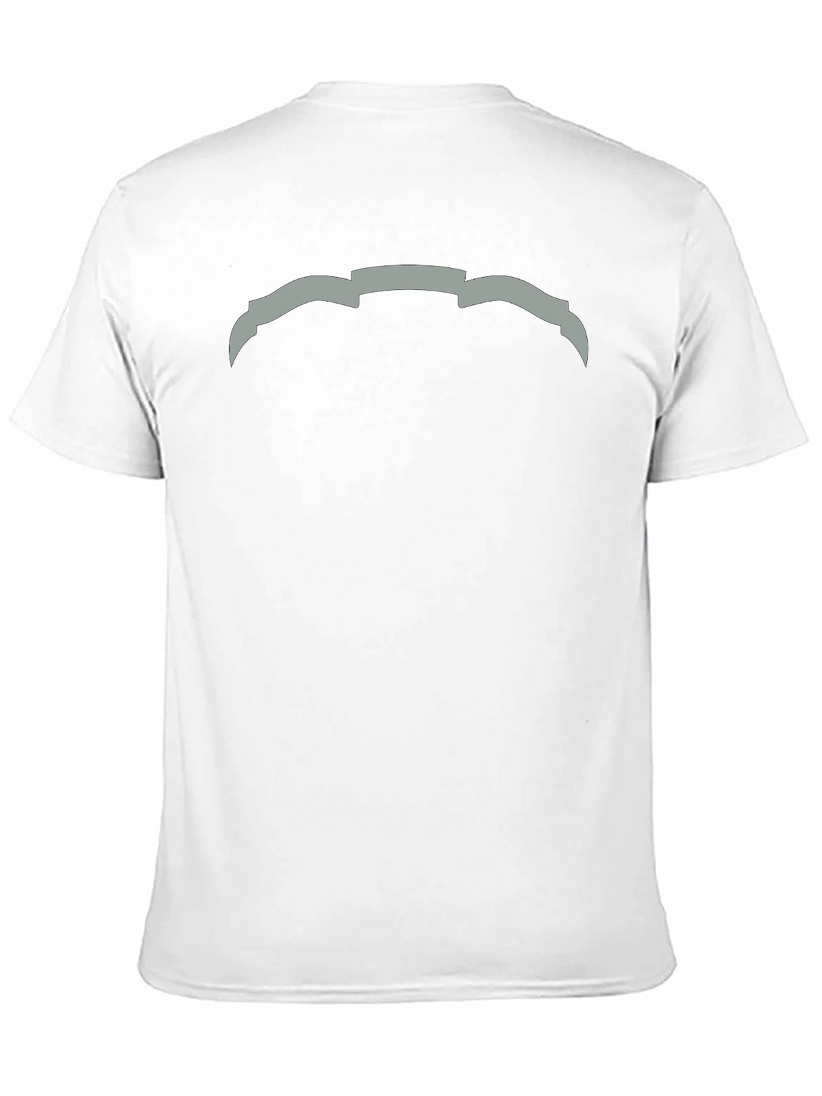 Modern Graphic Tee - Abstract Design Black Cotton Casual