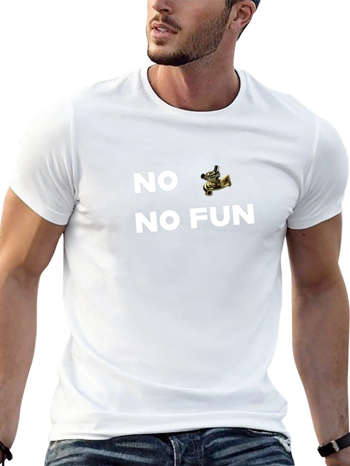 No Fun T-Shirt - Black Graphic Tee