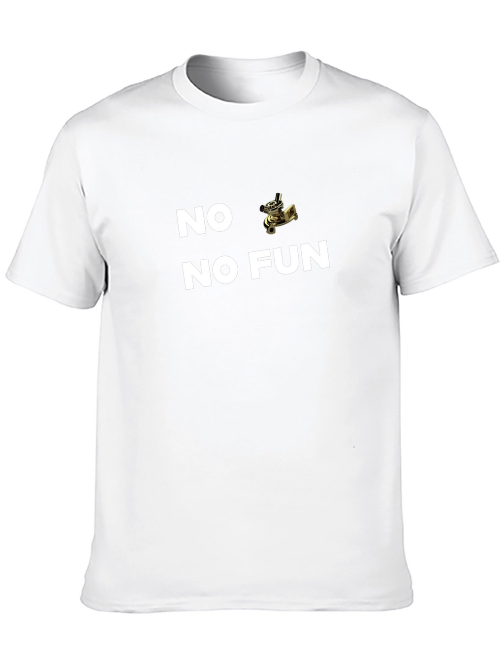 No Fun T-Shirt - Black Graphic Tee