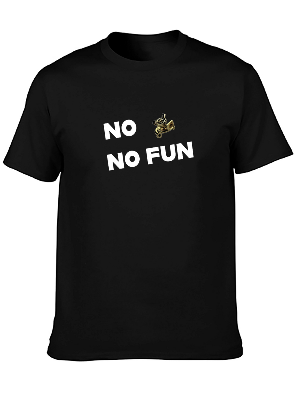 No Fun T-Shirt - Black Graphic Tee