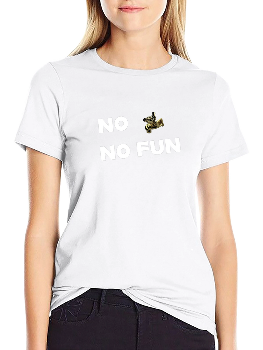 No Fun T-Shirt - Black Graphic Tee