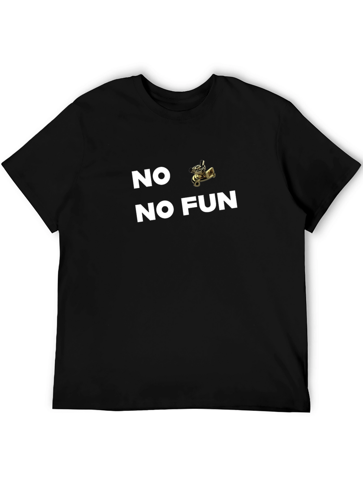 No Fun T-Shirt - Black Graphic Tee