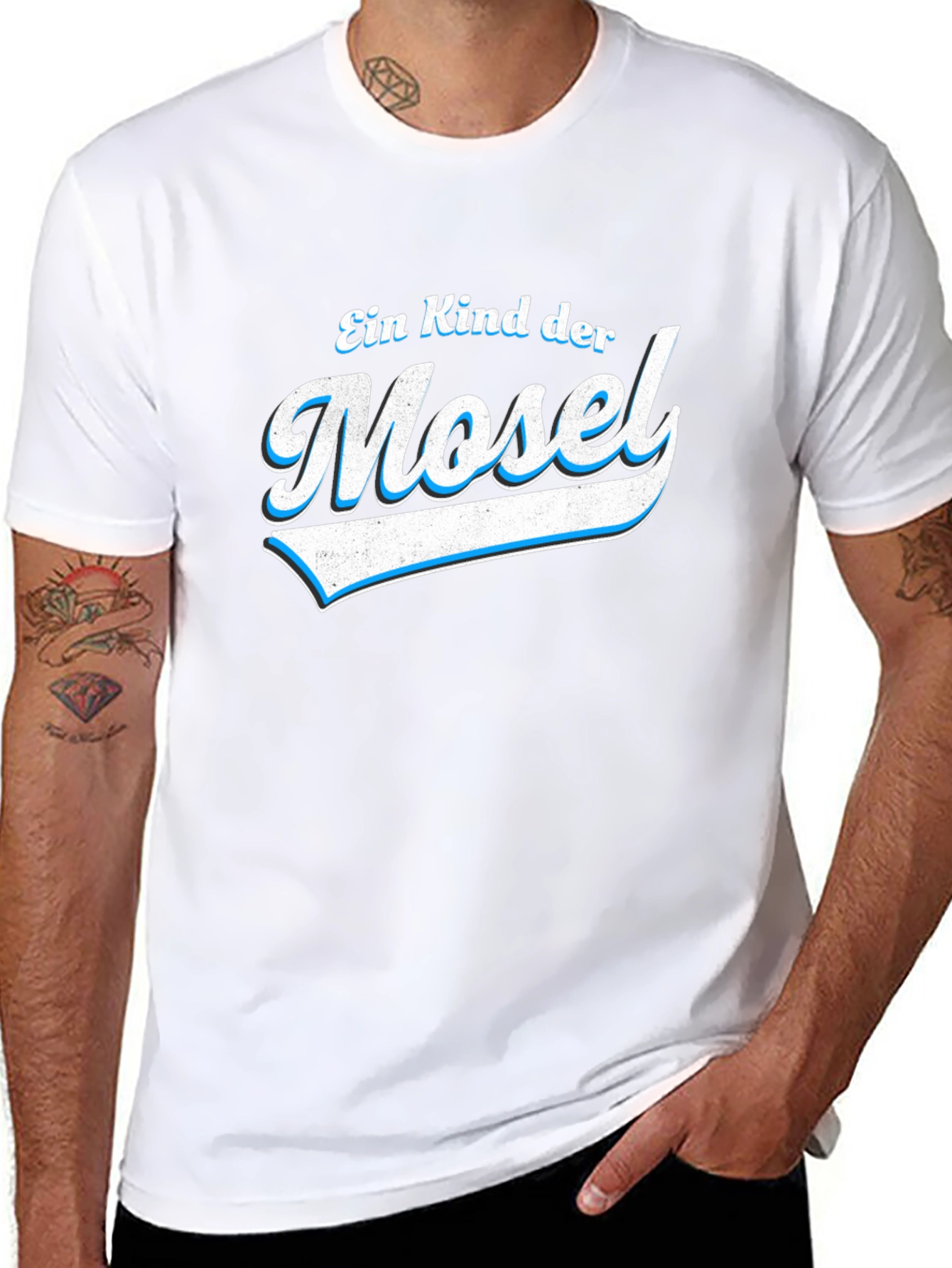 Ein Kind Der Mosel Black Graphic Tee
