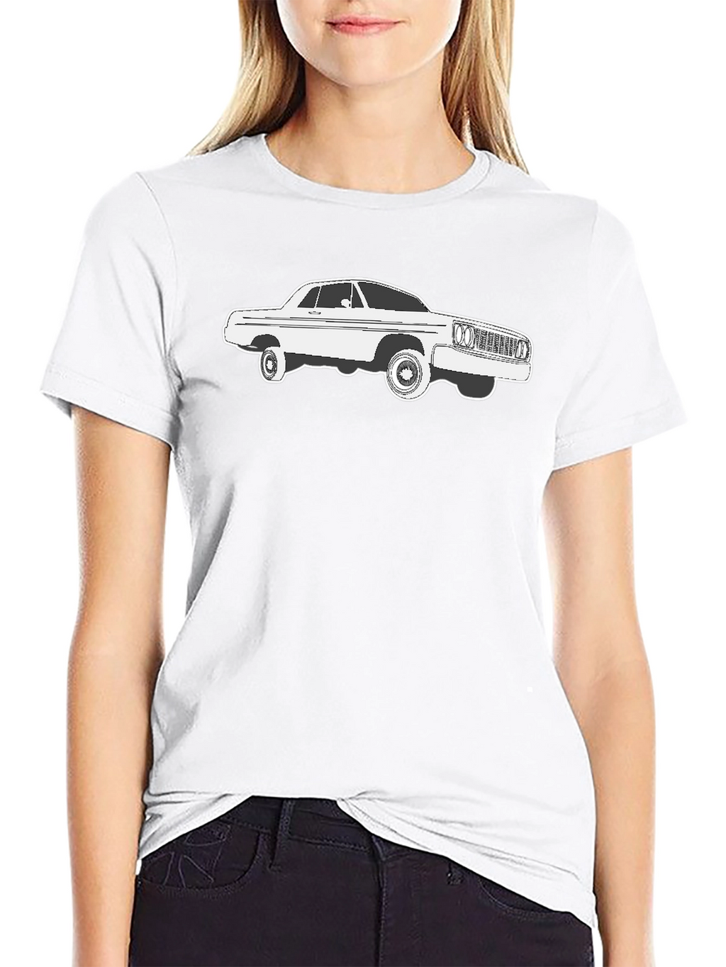 Classic Car Graphic T-Shirt - Black