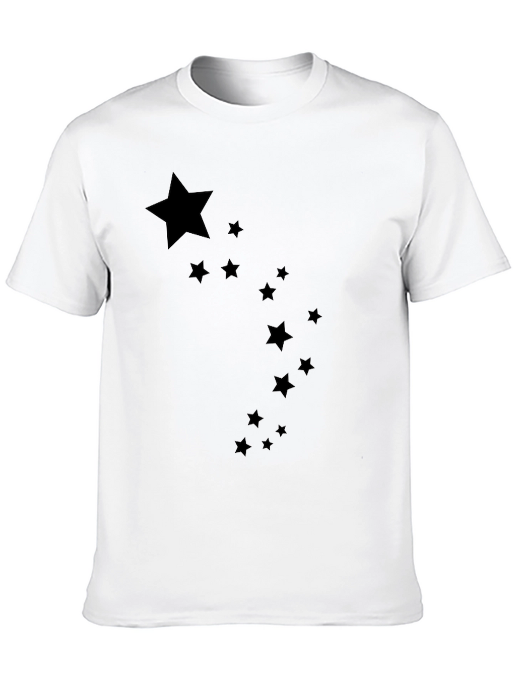 Starry Night Tee - Mens Black Graphic T-Shirt