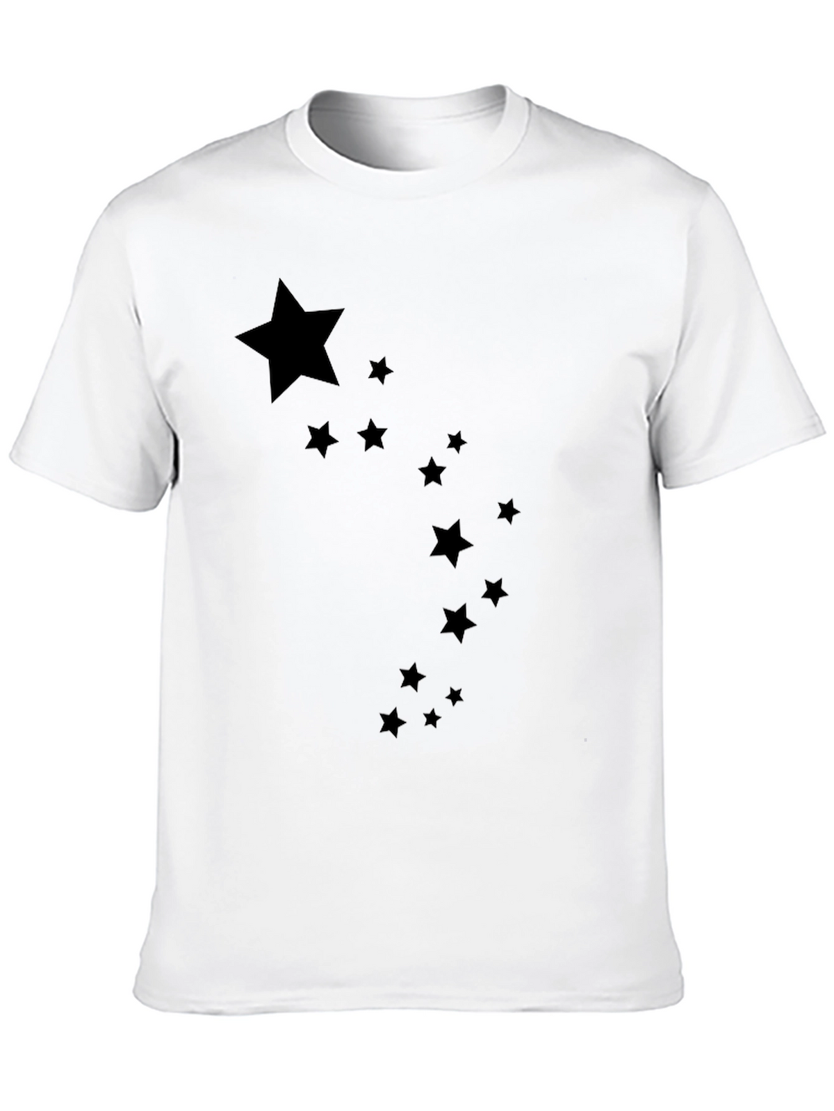 Starry Night Tee - Mens Black Graphic T-Shirt