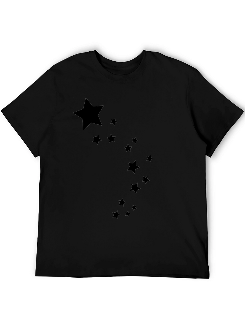 Starry Night Tee - Mens Black Graphic T-Shirt