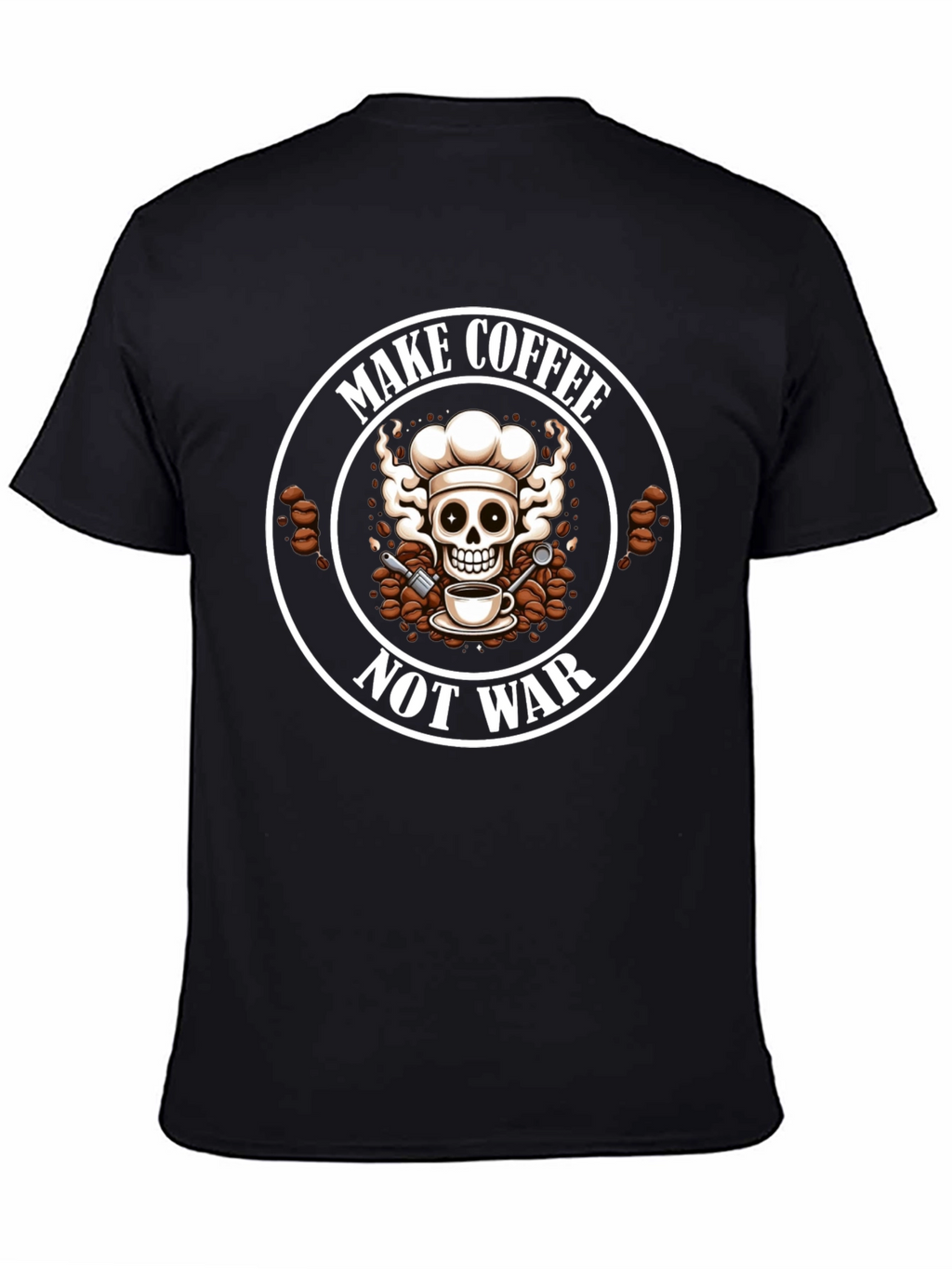 Make Coffee Not War Graphic T-Shirt