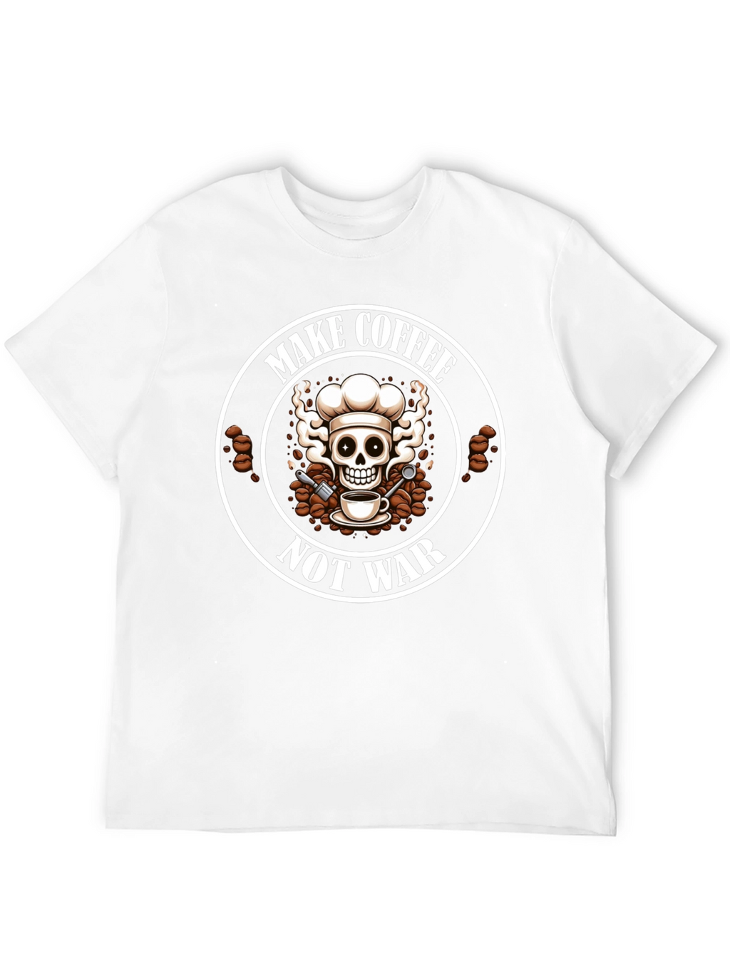Make Coffee Not War Graphic T-Shirt