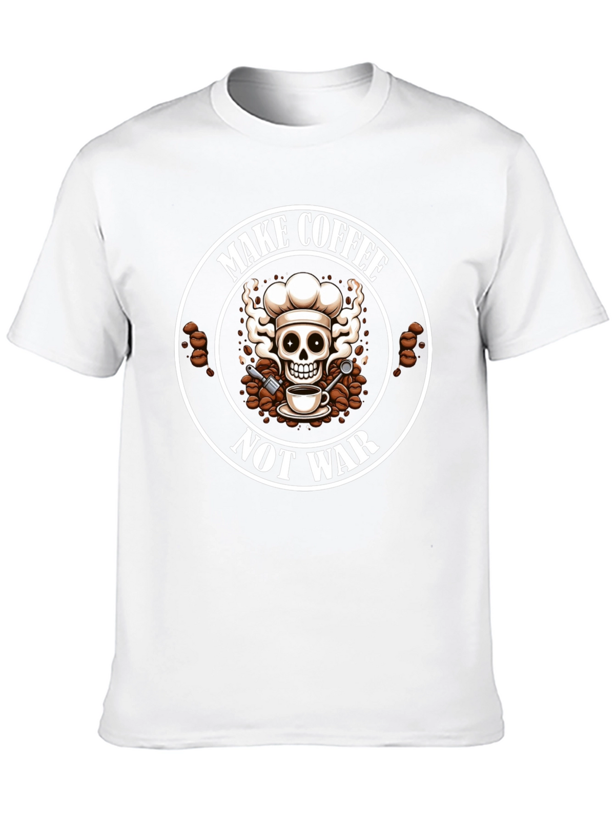 Make Coffee Not War Graphic T-Shirt