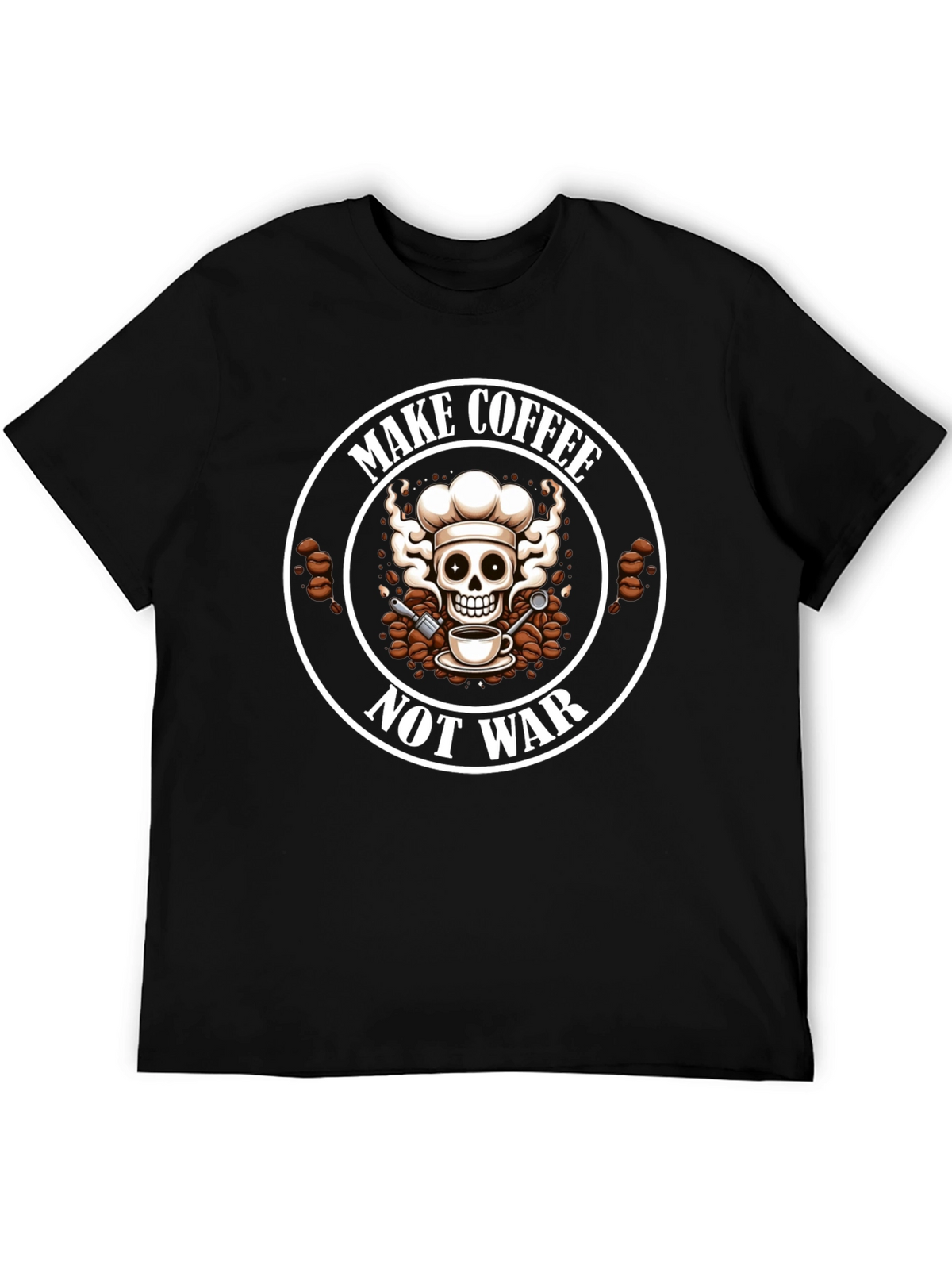 Make Coffee Not War Graphic T-Shirt