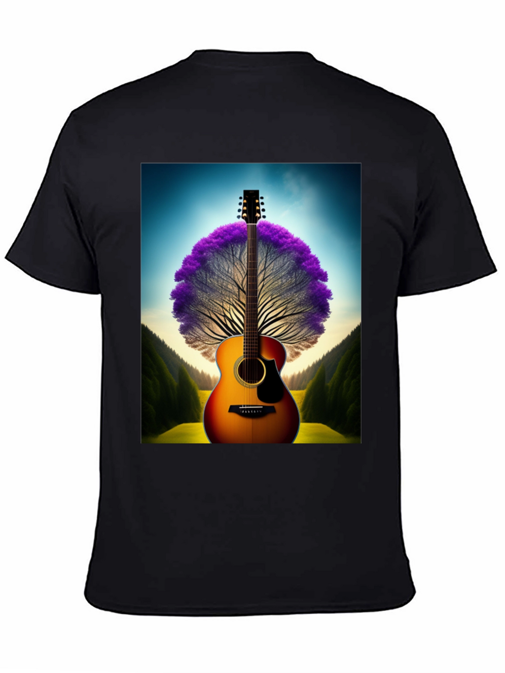 Guitar Tree Graphic T-Shirt