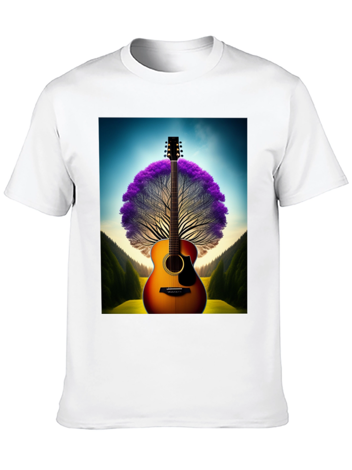 Guitar Tree Graphic T-Shirt