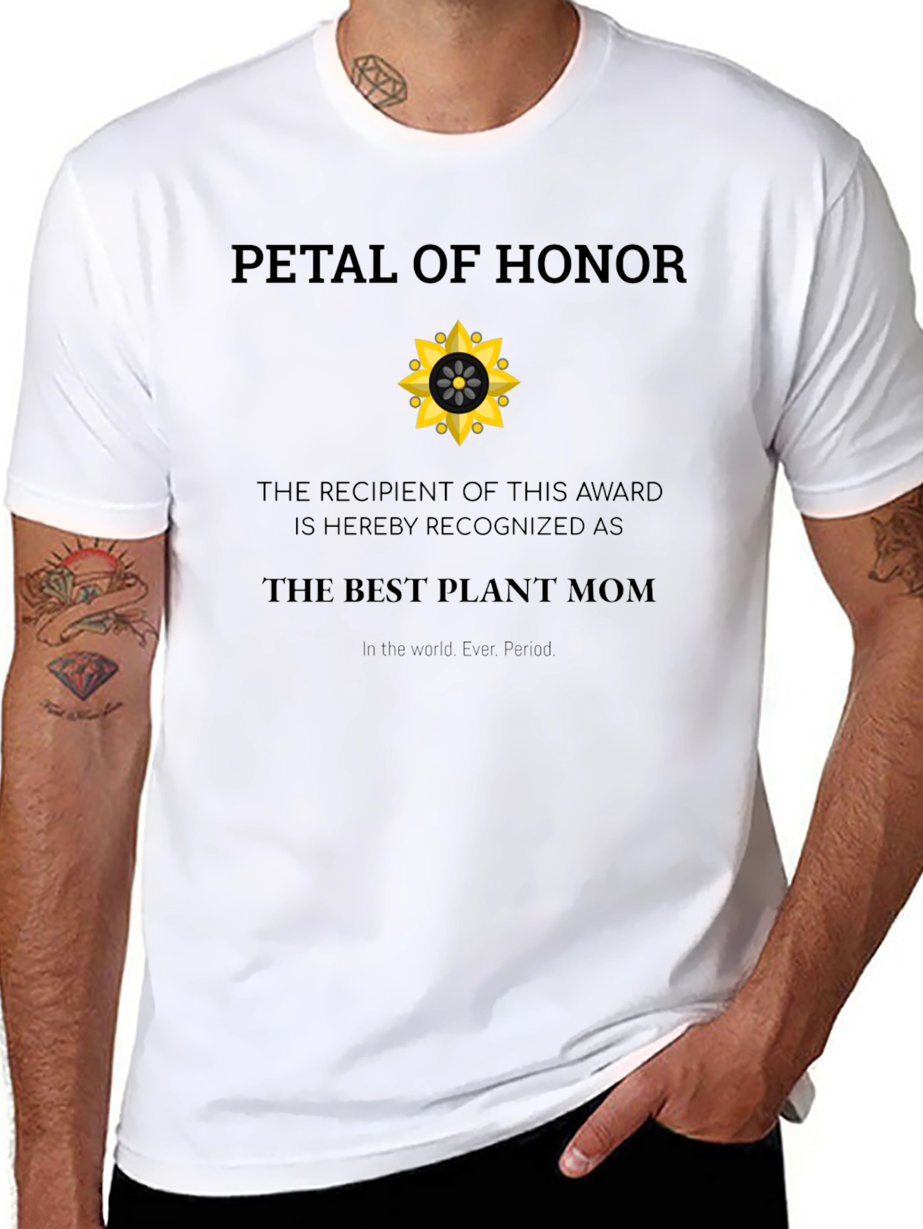 Petal of Honor Plant Mom T-Shirt