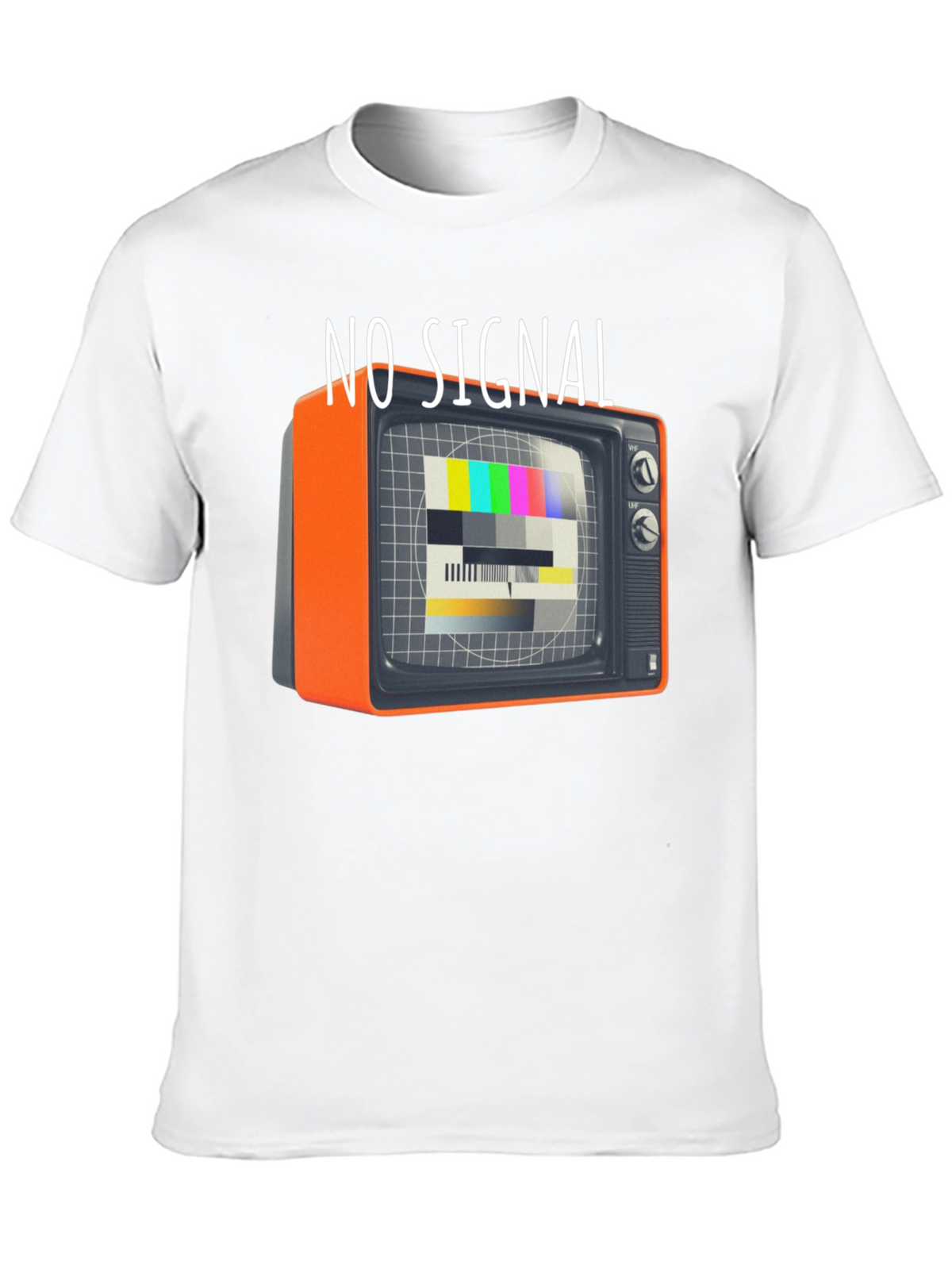No Signal Retro TV Graphic Tee - Black