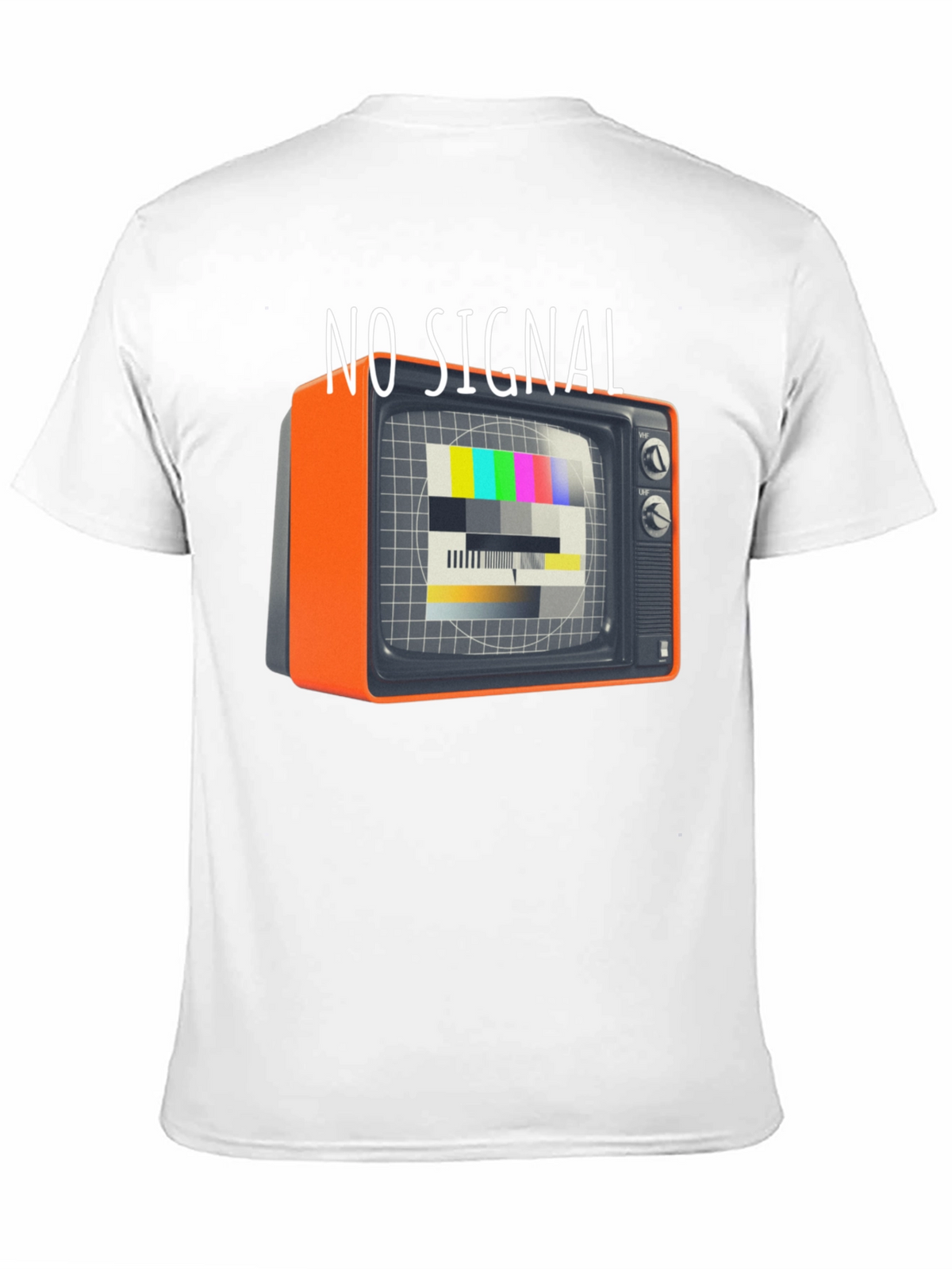 No Signal Retro TV Graphic Tee - Black