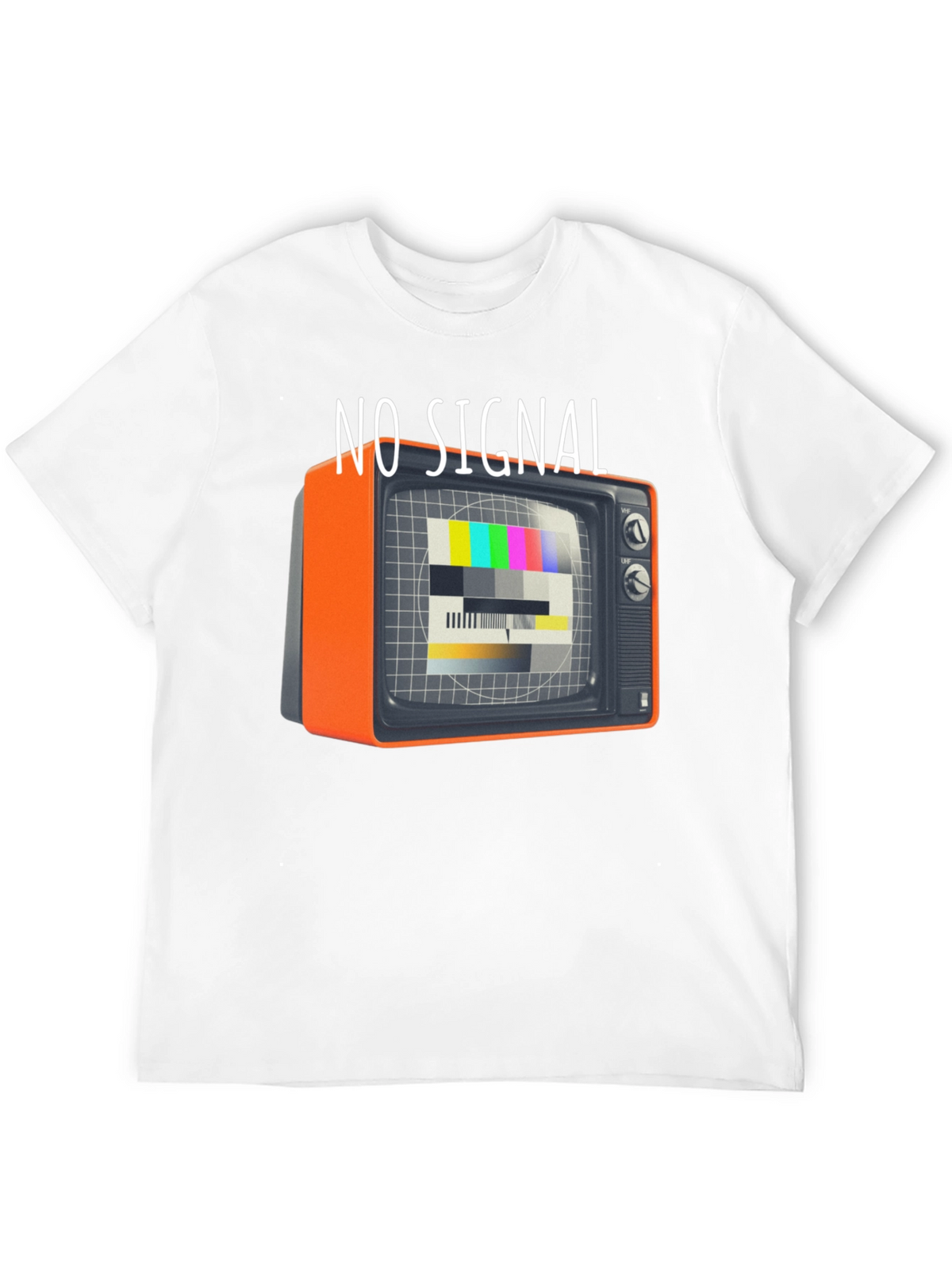 No Signal Retro TV Graphic Tee - Black